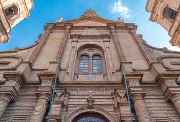 Cathedral of San Lorenzo at 24th September square, Santa Cruz de la Sierra, Bolivia - 699871688