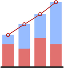 Fototapeta premium 그래프
