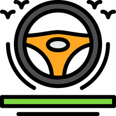 Steering wheel Icon