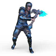 サイバー戦士　3DCG レンダリング