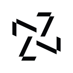 CERAMIC DESIGN LOGO MONOGRAM THAT SHAPES THE LETTER 