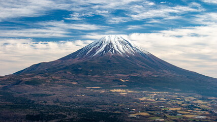 Fototapeta premium 山梨百名山 竜ヶ岳からの富士の絶景 