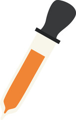 doctor equipment pipette illustration 
