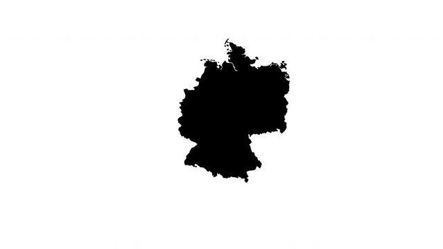 animated video of the German map icon