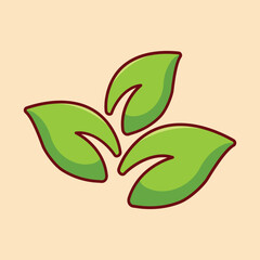 Plant cartoon icon vector illustration