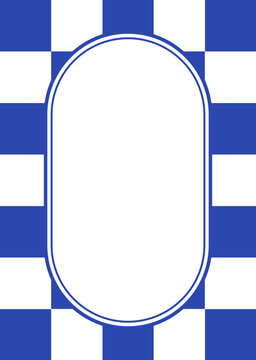 Retro Chess Board Shape Frame