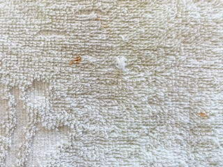 close up white towel texture