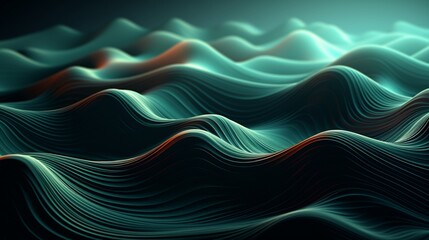 Digital Horizons: Futuristic Waves, Charcoal Elegance, Mint Freshness – 64K Wallpapers for the Ultimate Tech Experience!, Generative AI