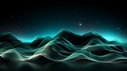 Digital Horizons: Futuristic Waves, Charcoal Elegance, Mint Freshness – 64K Wallpapers for the Ultimate Tech Experience!, Generative AI