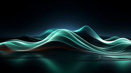 Digital Horizons: Futuristic Waves, Charcoal Elegance, Mint Freshness – 64K Wallpapers for the Ultimate Tech Experience!, Generative AI