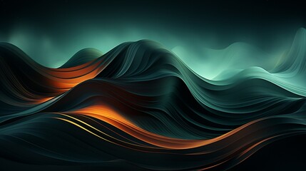 Digital Horizons: Futuristic Waves, Charcoal Elegance, Mint Freshness – 64K Wallpapers for the Ultimate Tech Experience!, Generative AI