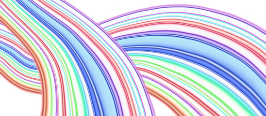 Gleaming Neon Lines. Radiant and Luminous Hues. Shimmering Rainbow Streaks. Vibrant Glowing with Color Trails and Brilliance. Iridescent Luminescence. Digital Smudge Painting Illustration . NOT AI.