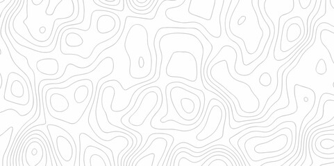 Abstract background with waves Geographic mountain relief. Abstract lines background. Contour maps. Vector illustration, Topo contour map on white background, Topographic contour lines. - obrazy, fototapety, plakaty