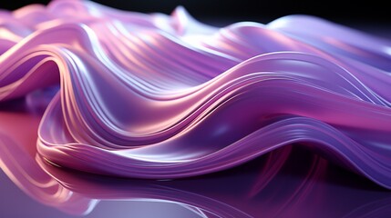 Lavender Dreams: High-Res Tech Waves in Silver Elegance - Elevate Your Screens with 64K Beauty!, Generative AI