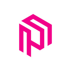 Monogram P design vector logo. Monogram initial letter mark P logo design. Monogram design vector logo. Monogram initial letter mark P logo design. Simple P monogram. Monogram P design logo