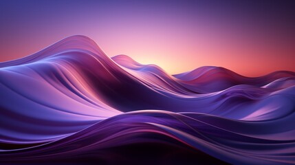 Lavender Dreams: High-Res Tech Waves in Silver Elegance - Elevate Your Screens with 64K Beauty!, Generative AI