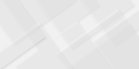 Modern Abstract white lines futuristic triangle technology backdrop. white technology background. Space design concept. Decorative web layout or poster, banner. White grey background vector design.