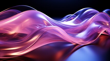 Lavender Dreams: High-Res Tech Waves in Silver Elegance - Elevate Your Screens with 64K Beauty!, Generative AI