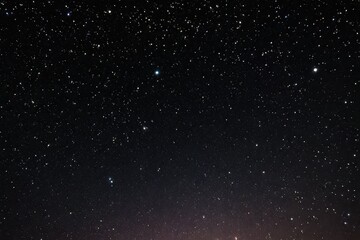 Obraz premium a high quality stock photograph of a single universe sky dark black with shiny stars