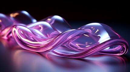 Lavender Dreams: High-Res Tech Waves in Silver Elegance - Elevate Your Screens with 64K Beauty!, Generative AI