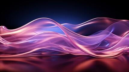 Lavender Dreams: High-Res Tech Waves in Silver Elegance - Elevate Your Screens with 64K Beauty!, Generative AI