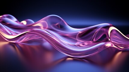 Lavender Dreams: High-Res Tech Waves in Silver Elegance - Elevate Your Screens with 64K Beauty!, Generative AI