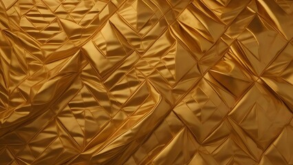 A quilt background with a gold as its inspiration.  AI Generated