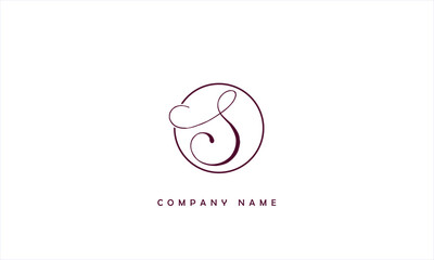 S, S Abstract Letter Logo Monogram