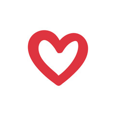 Hand drawn hearts. Design elements for Valentine%27s day.