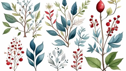 Collection of Christmas props
Generative ai 