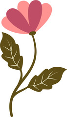 Flat Flower Decoration 