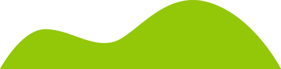 Fototapeta premium Green Grassy Mountain