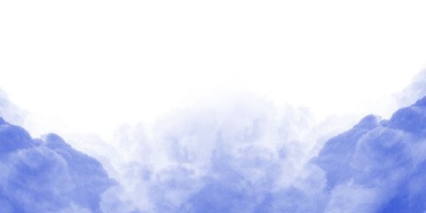 Ethereal Mist. Translucent Cloudiness in Motion on a Clear Background. Elegant Swirling Silver Smoke. Panoramic Wide-angle Composition for Stunning Designs. Background scene.