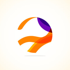 Abstract circle logo - minimalist emblem, timeless and universal shape of circle. Unique logo represent range of brands and concepts, encapsulating simplicity and creativity in single, iconic image