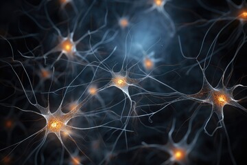 Glutamate facilitating fast excitatory neurotransmission between neurons.