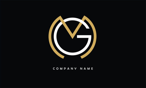 MG, GM, M, G Abstract Letter Logo Monogram