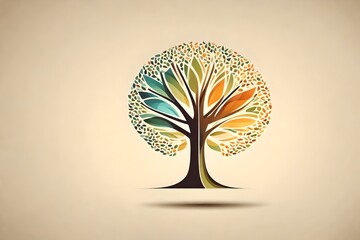 tree vector generated by AI technology 