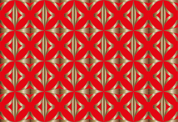 Abstract classic golden pattern. Geometric pattern with gradient. For Wallpaper, presentation, background. Interior design. Fashion print. Illustration made with texture. 