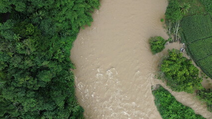 Aerial river flow