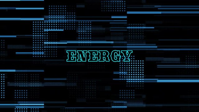 Energy  text background.