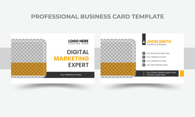 Visiting card, business card template Design  and double-sided business card design.