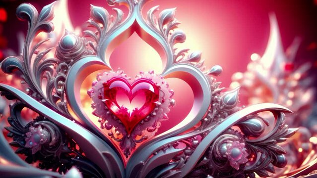 Love, valentine, colorful composition, symbolism and romance of love, February 14, Valentine's Day