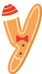 Letter Y Ginger Bread Alphabet © Monsters Visual