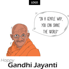 Gandhi jayanti Vector illustration