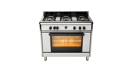 modern stove isolated on a white background, transparent background