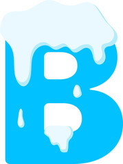 Winter Alphabet Letter B
