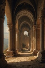 arches of the cathedral