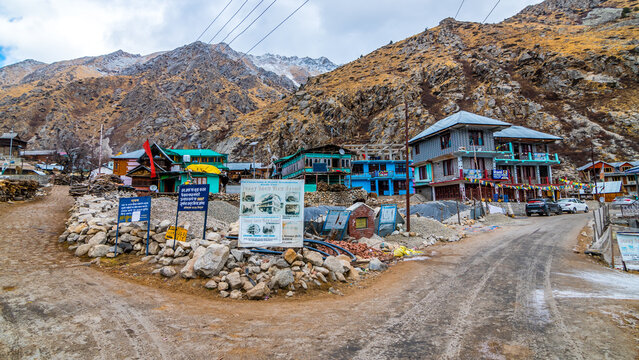 Chitkul or Chhitkul is the last village of India on the Indo Tibet border in in Kinnaur district of Himachal Pradesh, India