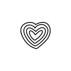hand drawn heart doodle