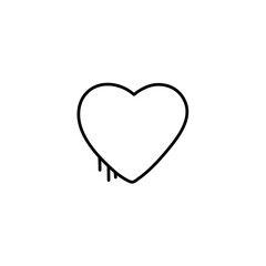 hand drawn heart doodle